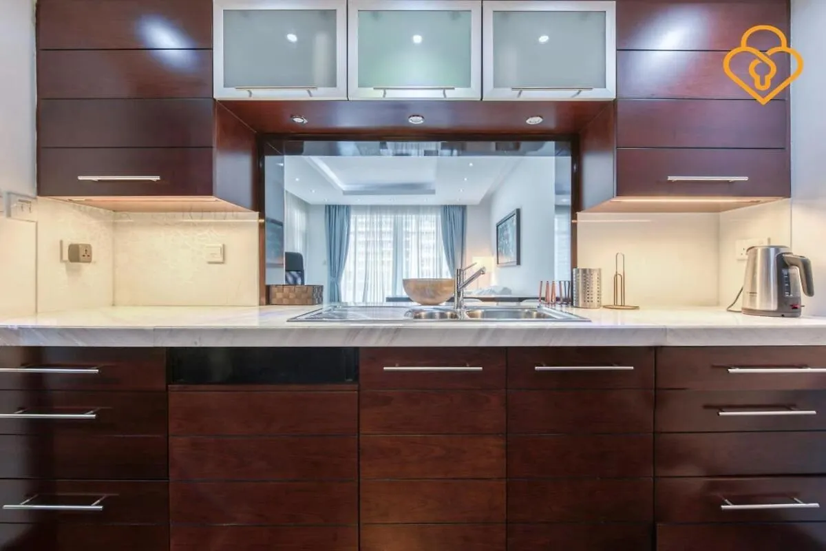 Keysplease Upgraded 1 Bedroom Apt Near Dubai Mall, Burj Views 0*,